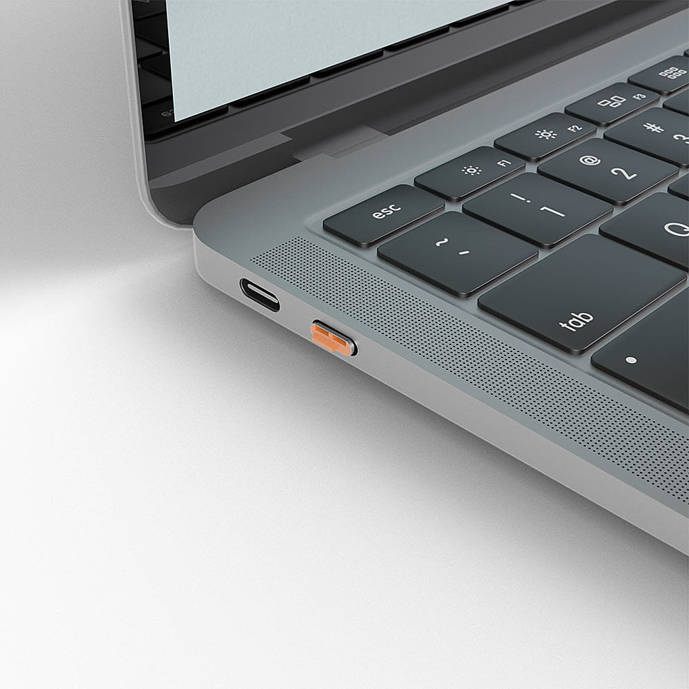 LINDY USB Type C Port Blockers Without Key -pack Of 10 Orange