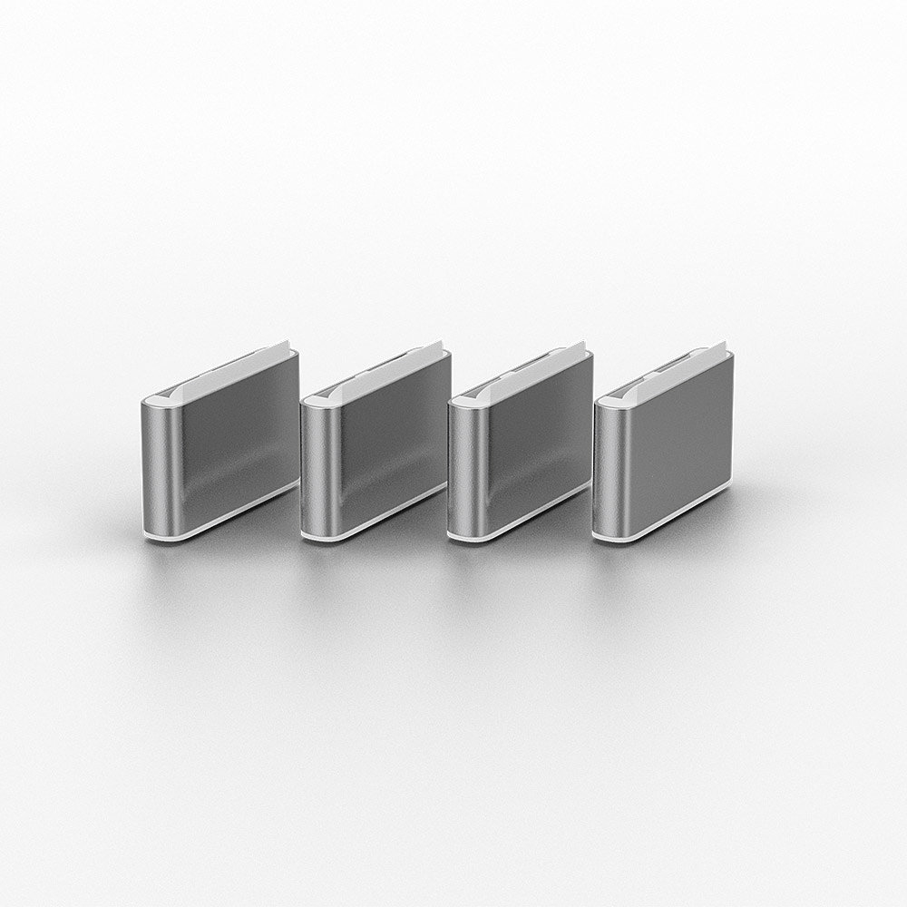 LINDY USB Type C Port Blockers Without Key -pack Of 10 White