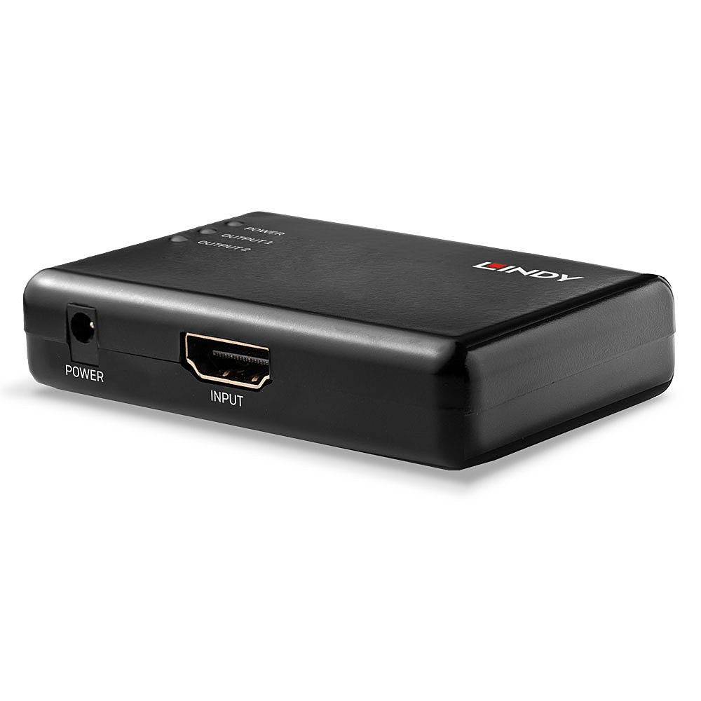 LINDY Splitter 2 Port Hdmi 10.2g