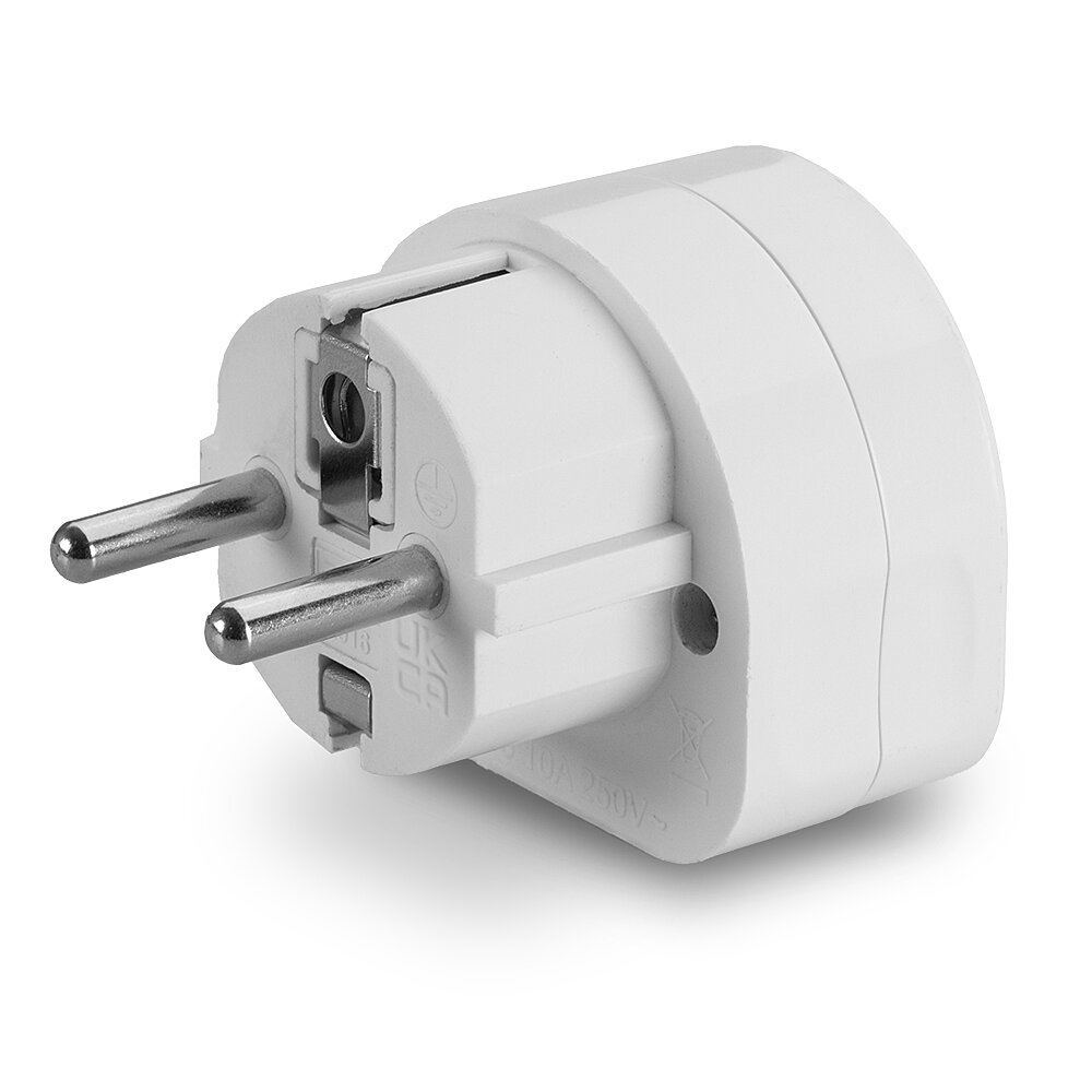 LINDY Uk To Euro Adapter Travel Plug White