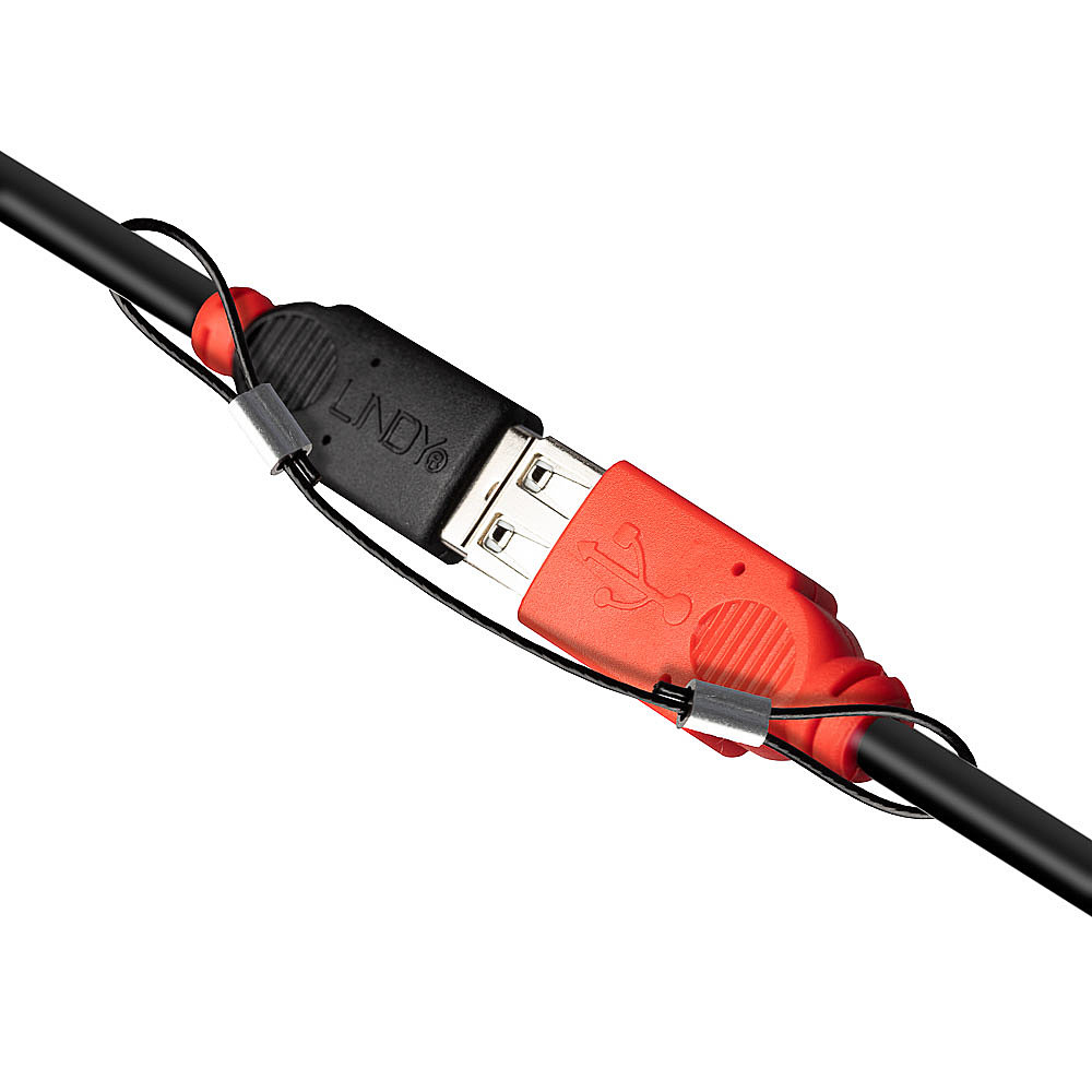 LINDY Cable Adapter Tethers - 4 Pack