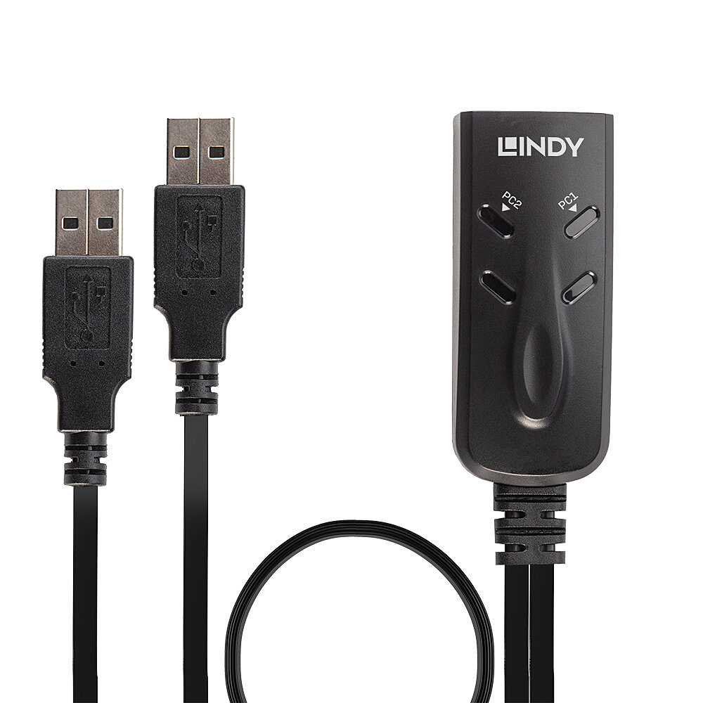 LINDY KVM Switch 2 Ports USB
