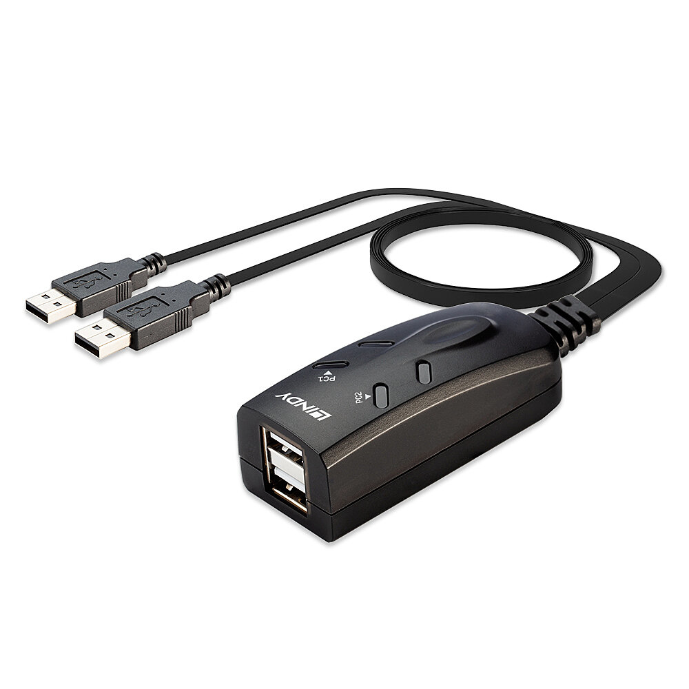 LINDY KVM Switch 2 Ports USB