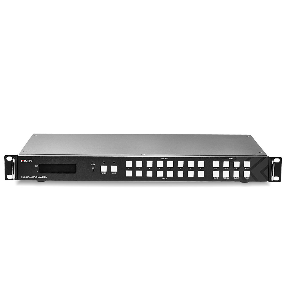 LINDY 8x8 Hdmi 18g Matrix With Video Wall Scaling