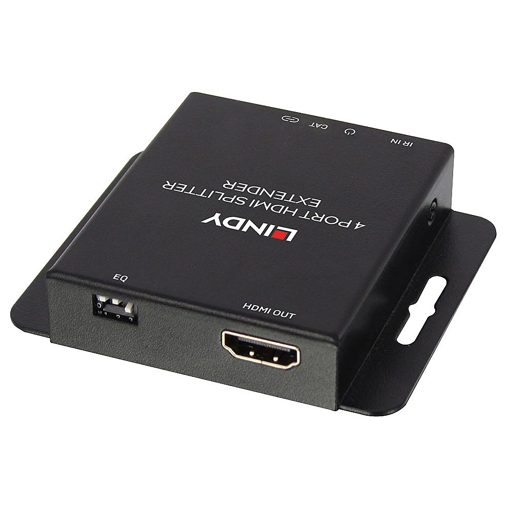 LINDY CAT6 4 Port Hdmi And Ir Splitter Extender 50m With Loop Out