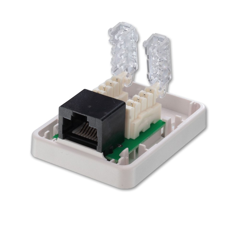 LINDY Toolless Cat.5e Surface Mount Box