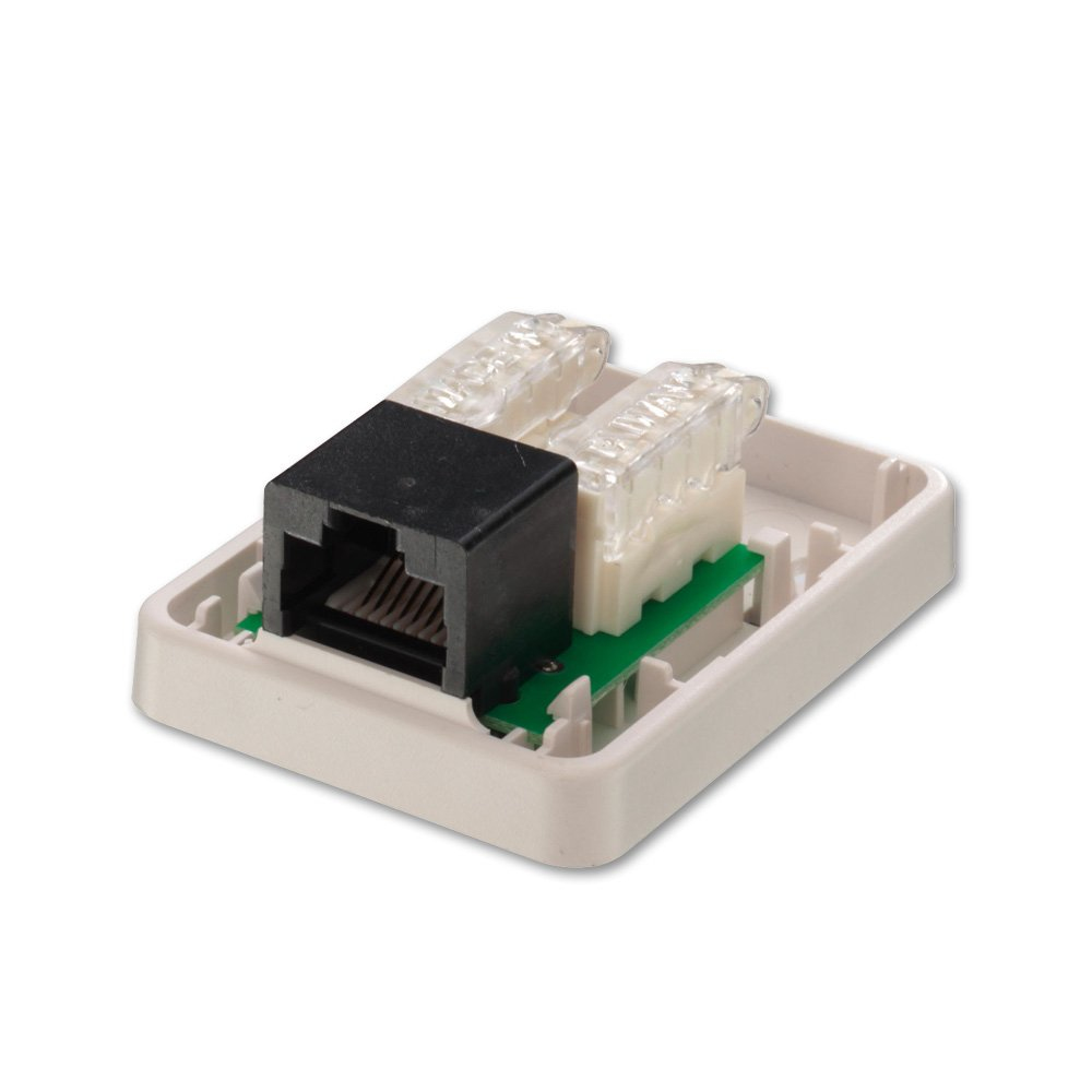 LINDY Toolless Cat.5e Surface Mount Box
