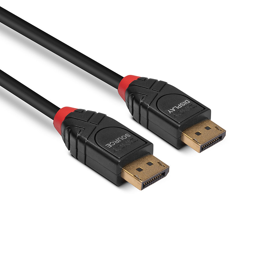 LINDY Cable - Active DisplayPort 1.4 - Black - 5m