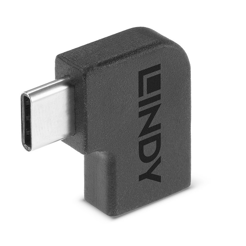 LINDY USB 3.2 Type C To C Adapter 90 Degrees