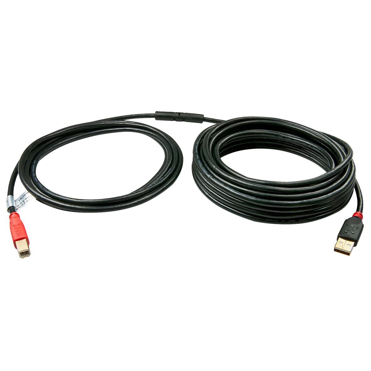 LINDY Cable Active Extension - USB 2.0 - Black - 10m