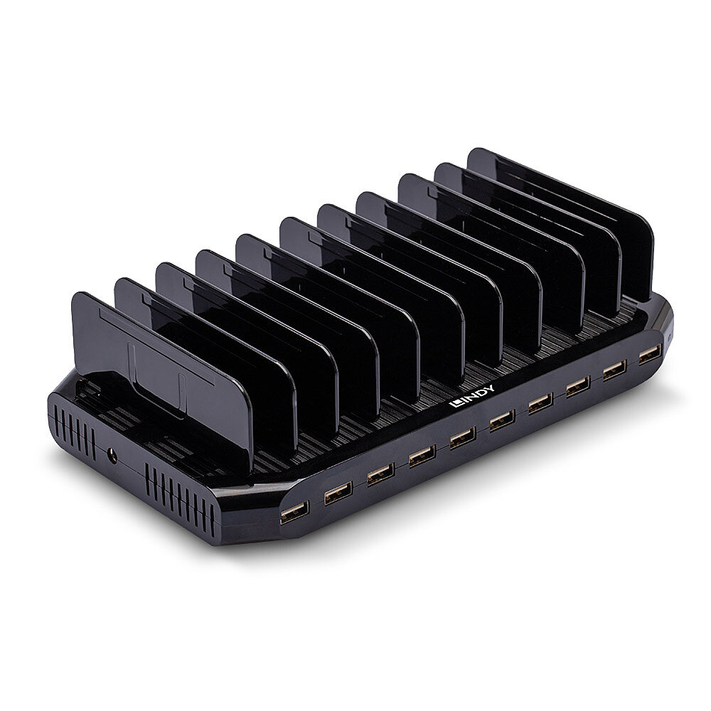 LINDY USB Charging Station 10 Port For Tablets / Smartphones