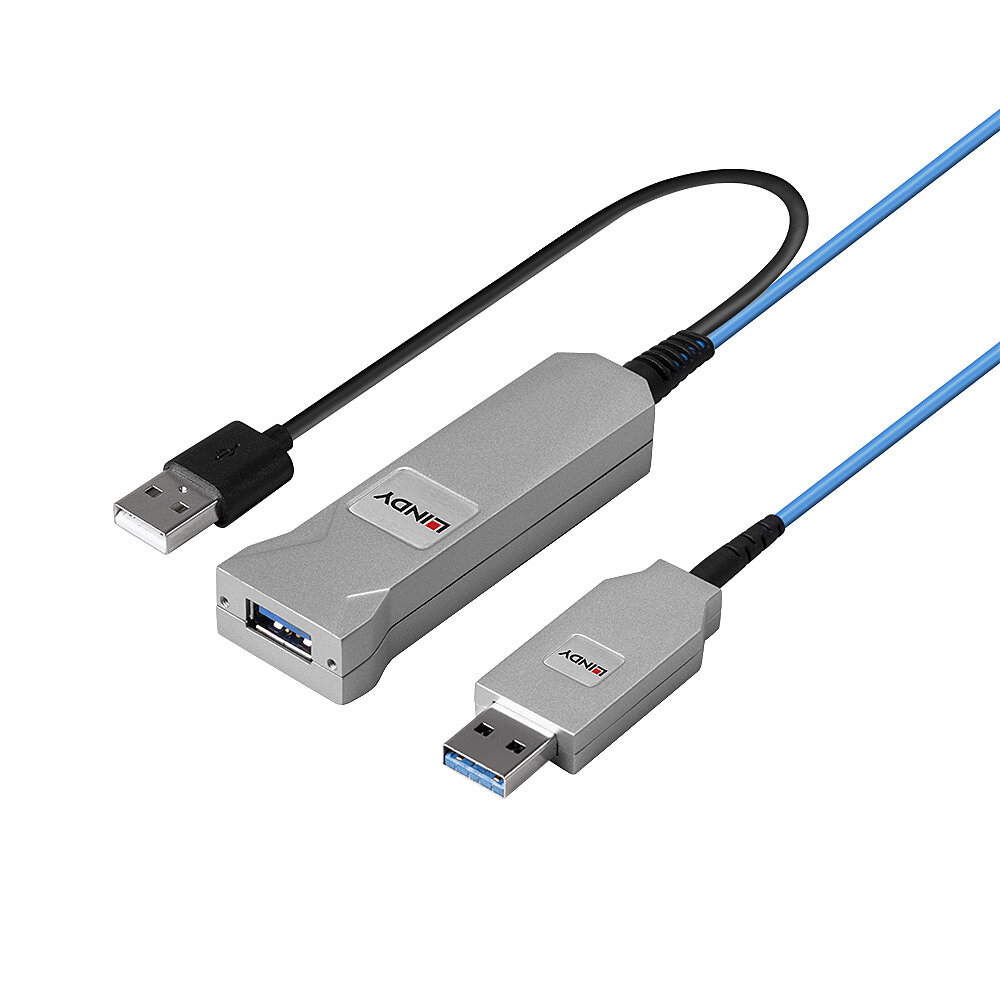 LINDY Cable Fibre Optic - USB 3.0 USB-a Male - USB-a Female - 30m