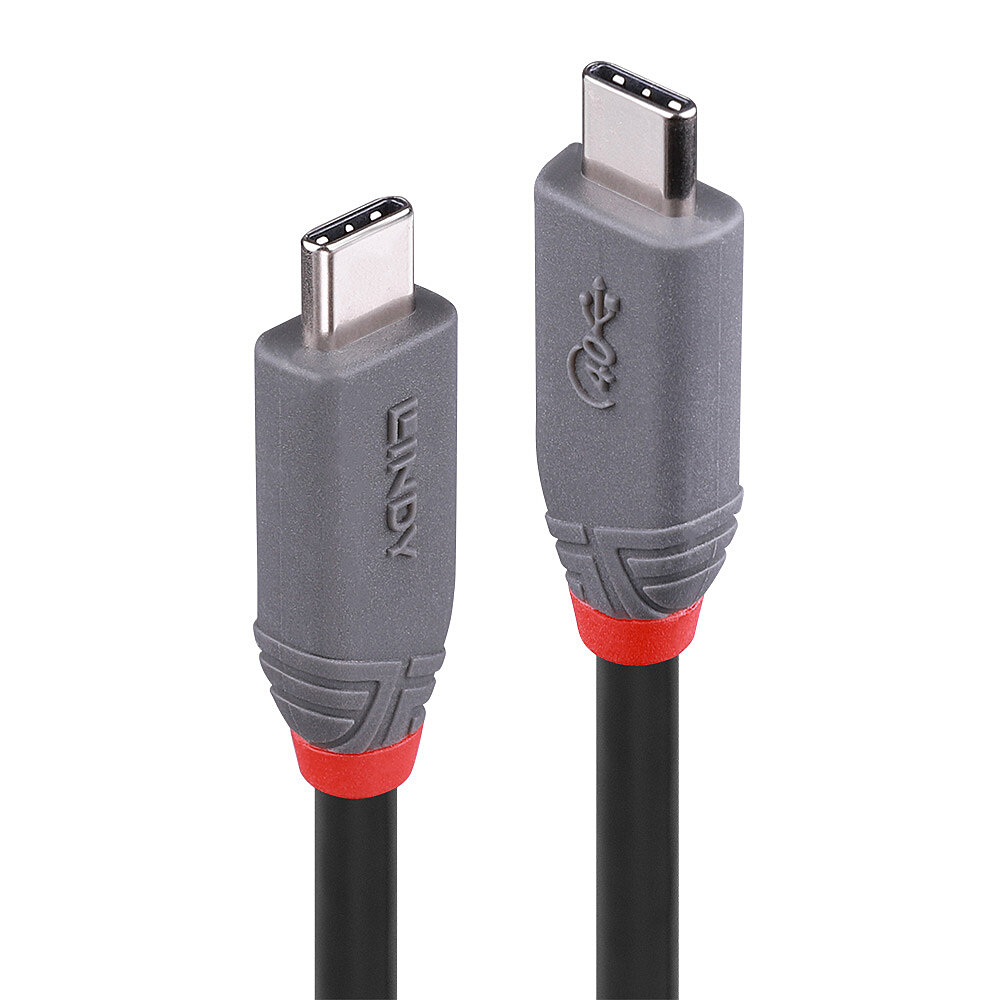 LINDY Cable - USB 4.0 - USB-c - Anthraline  - 80cm