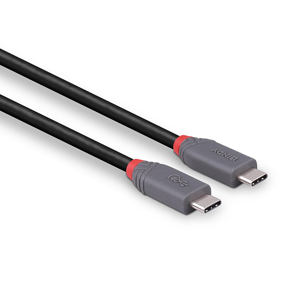 LINDY Cable - USB 4.0 - USB-c - Anthraline  - 80cm