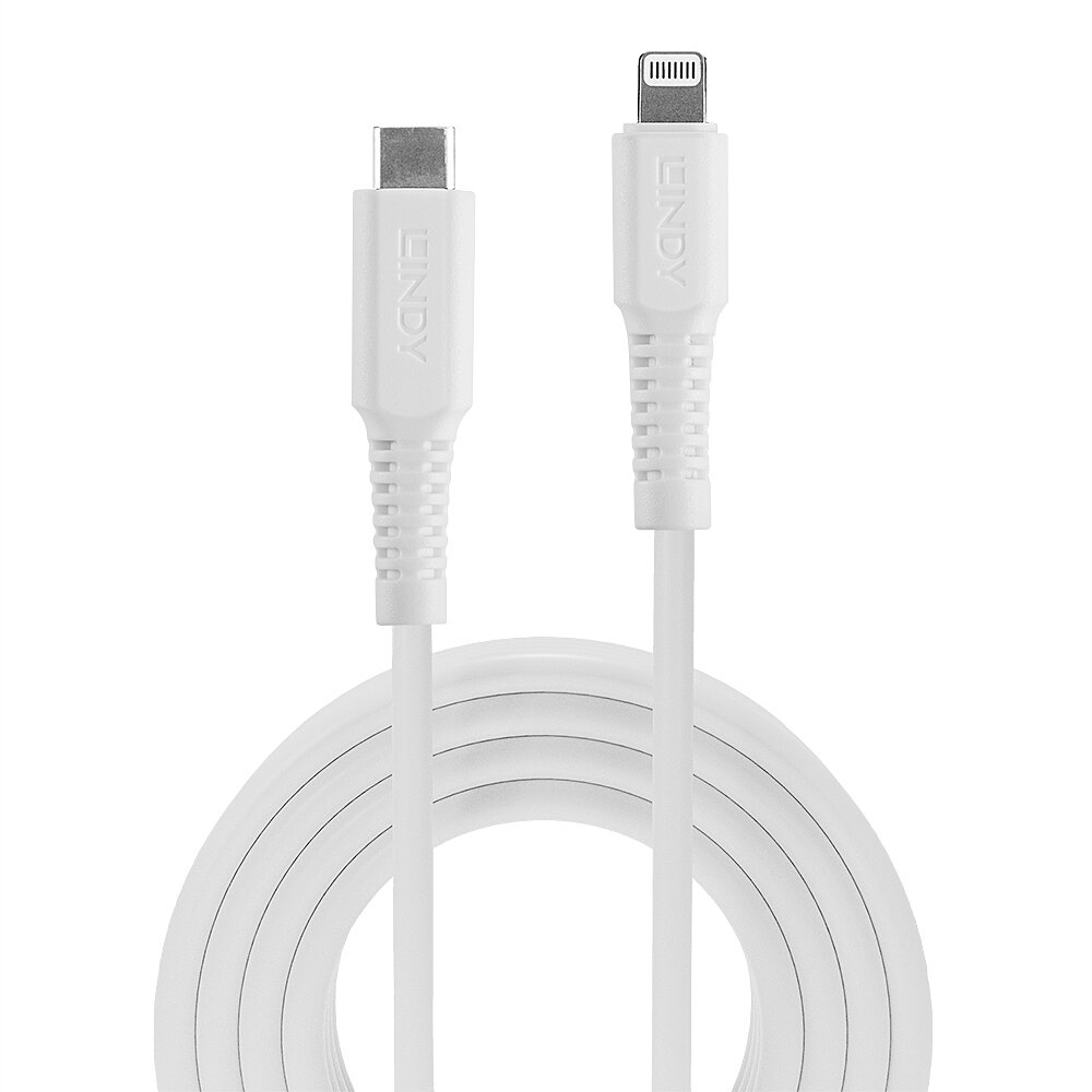 LINDY Cable - USB-c - Lightning - 1m - White