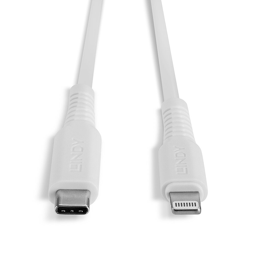LINDY Cable - USB-c - Lightning - 1m - White