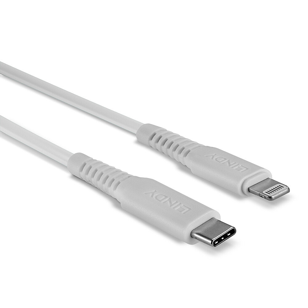LINDY Cable - USB-c - Lightning - 1m - White