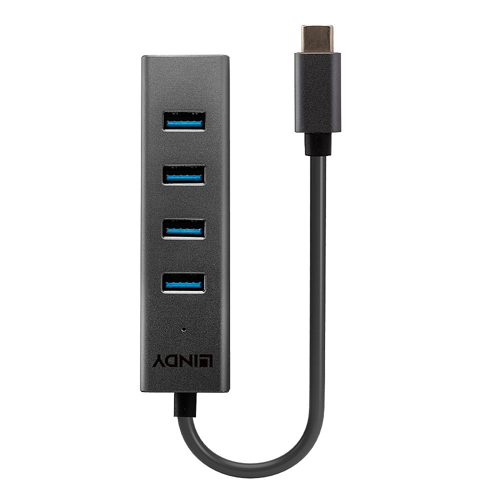 LINDY USB 3.2 Type C 4 Port Hub