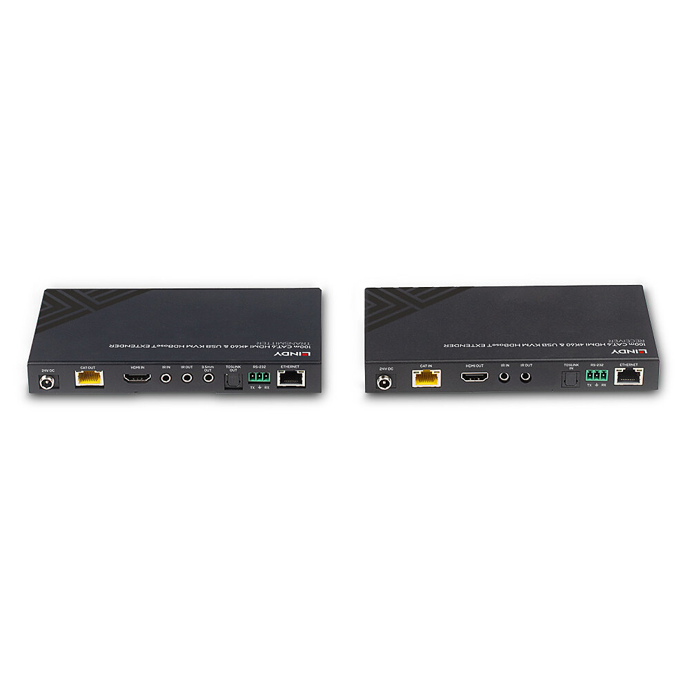 LINDY CAT6 Hdmi 4k60, Audio, Ir And Rs-232 Hd Baset KVM Extender 100m