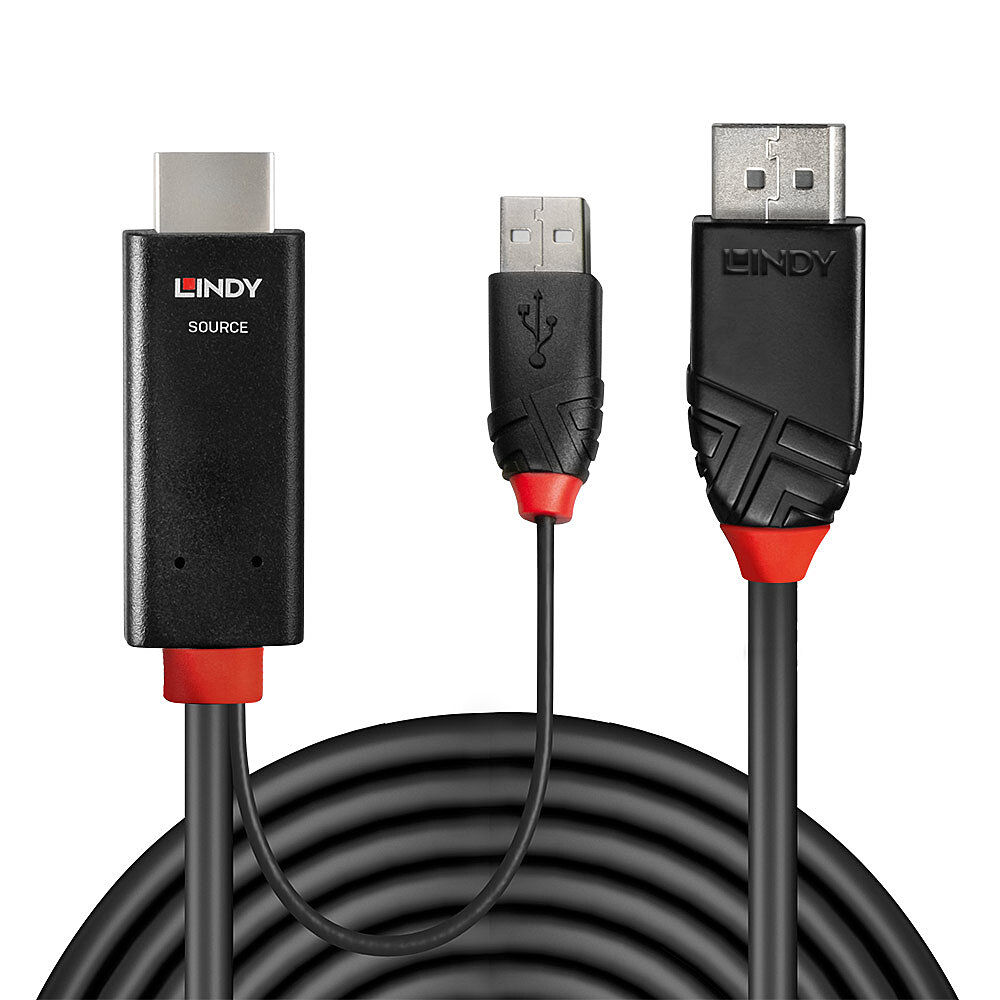 LINDY Cable - DisplayPort To Hdmi -  3m