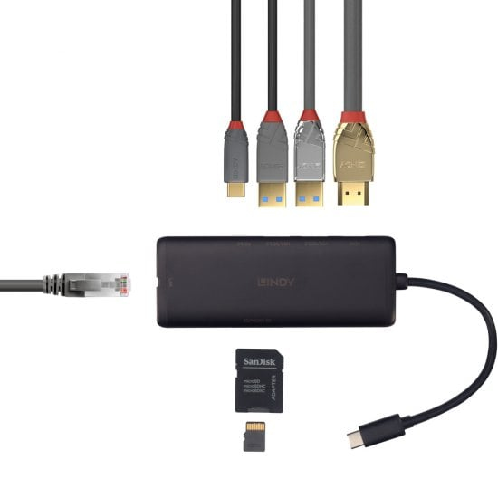 LINDY USB 3.2 Type C Laptop Mini Dock