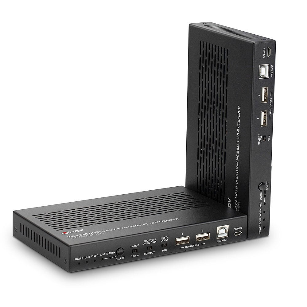 LINDY KVM Extender CAT6 Hdmi 4k60 Hdbaset 3.0 100m