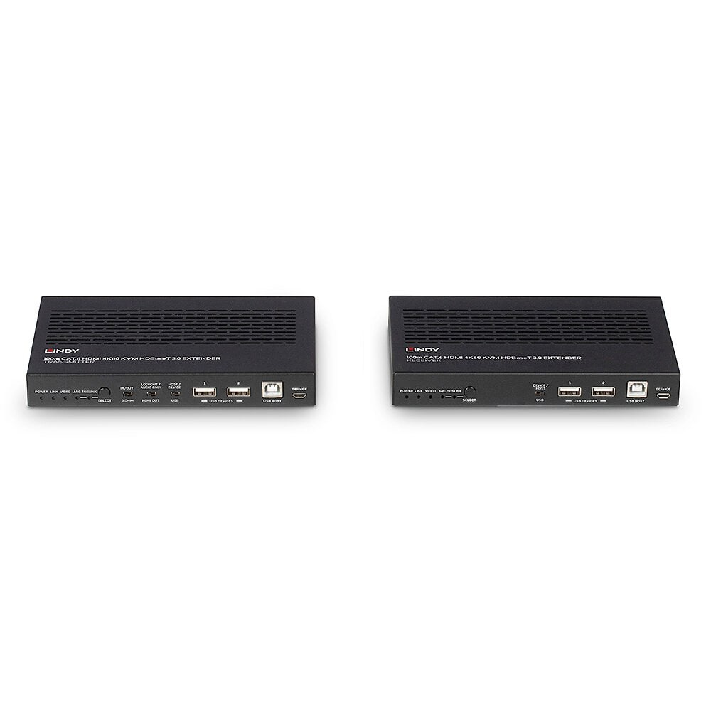 LINDY KVM Extender CAT6 Hdmi 4k60 Hdbaset 3.0 100m