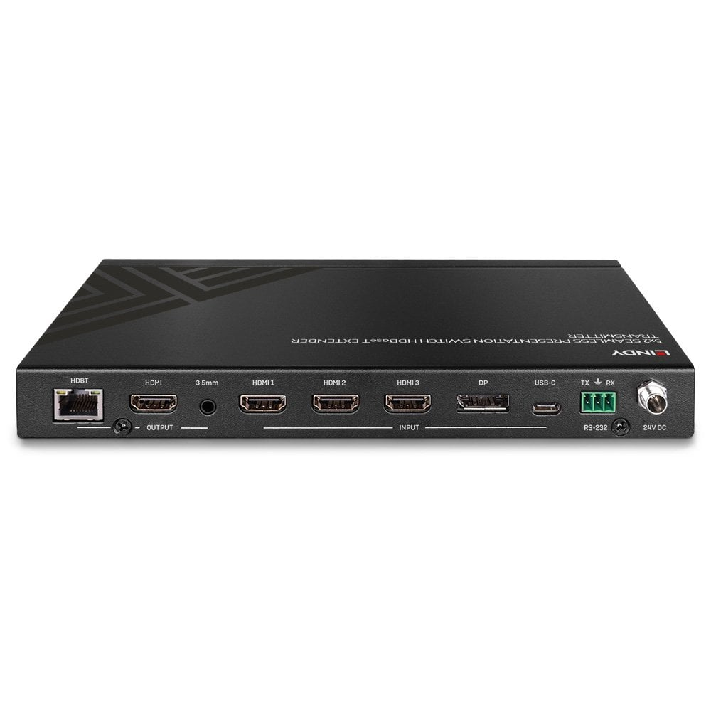 LINDY 5x2 Seamless Presentation Switch Hd Base T Extender