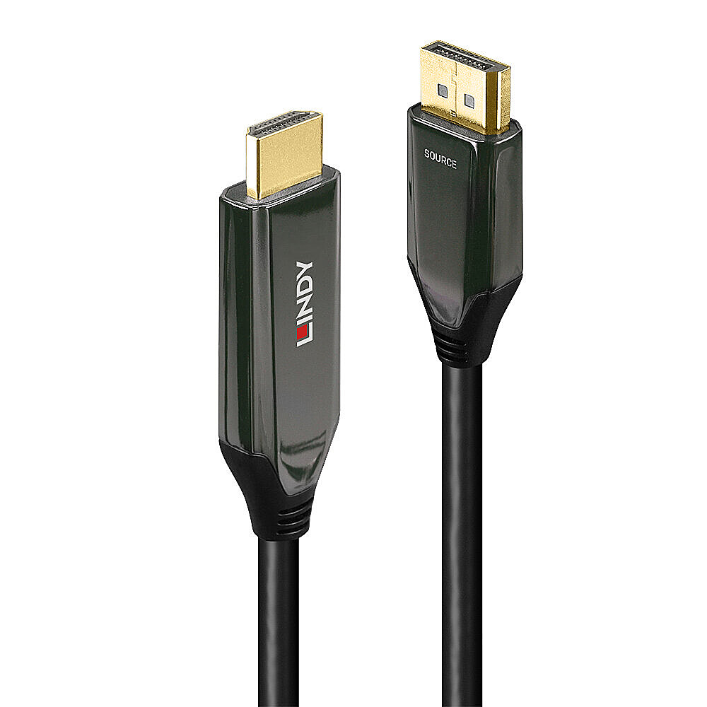 LINDY Adapter Cable - DisplayPort - Hdmi 8k 60 - 1m