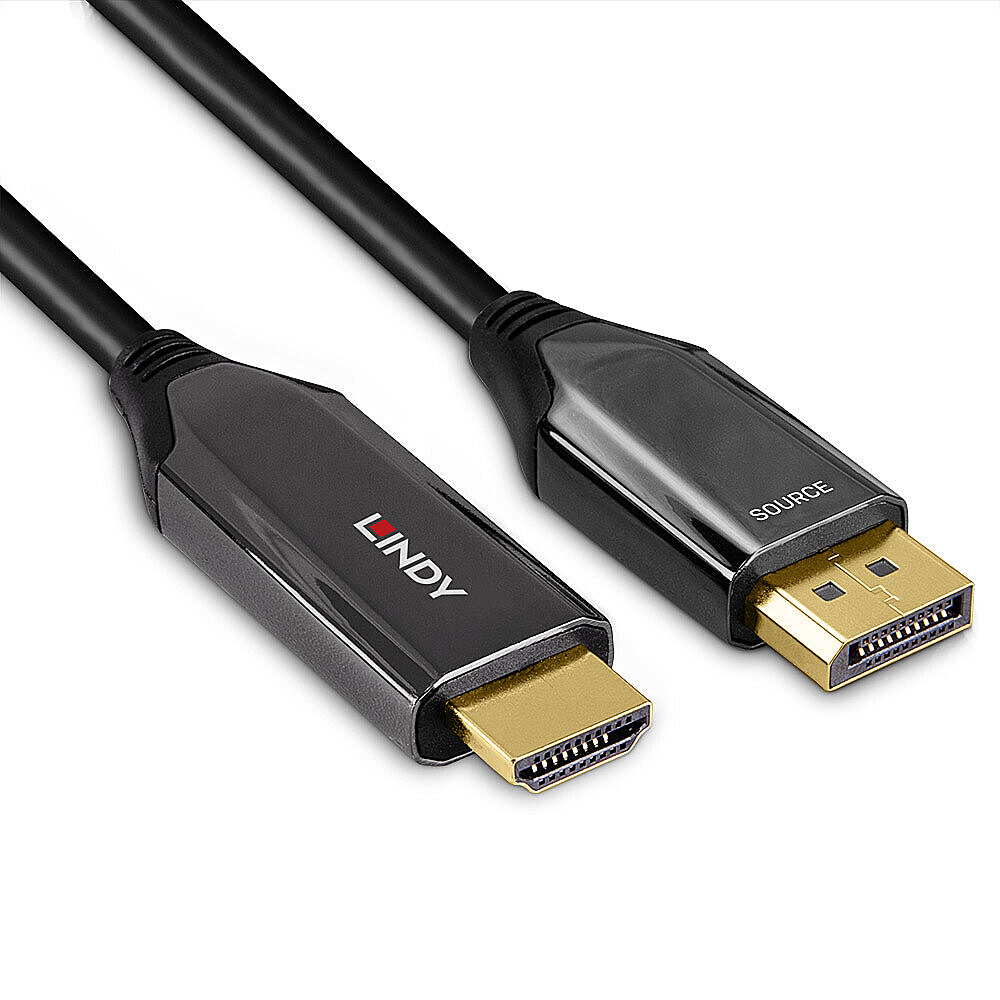 LINDY Adapter Cable - DisplayPort - Hdmi 8k 60 - 1m