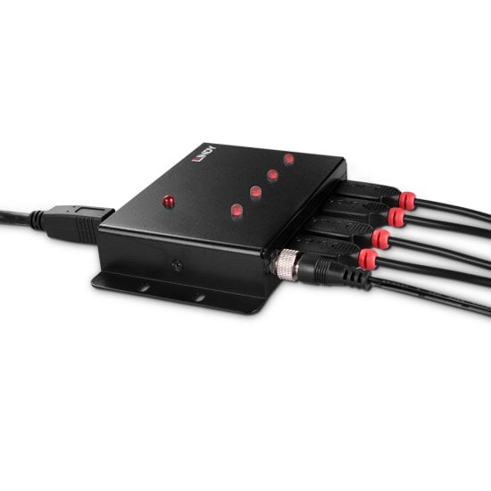 LINDY 4 Port USB 3.0 Metal Hub