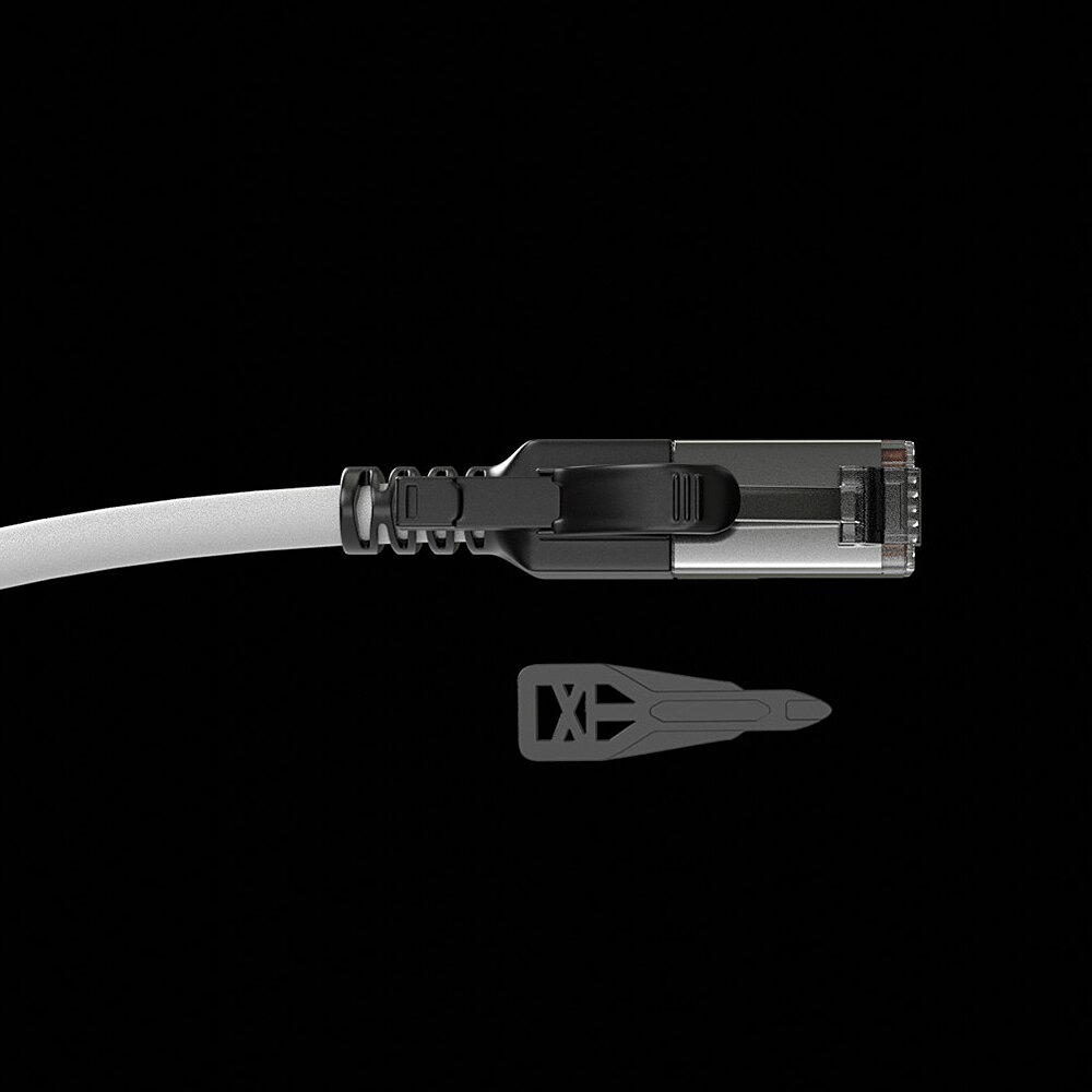 LINDY Patch Cable - CAT6a - S/ftp Lszh - 3m - Grey