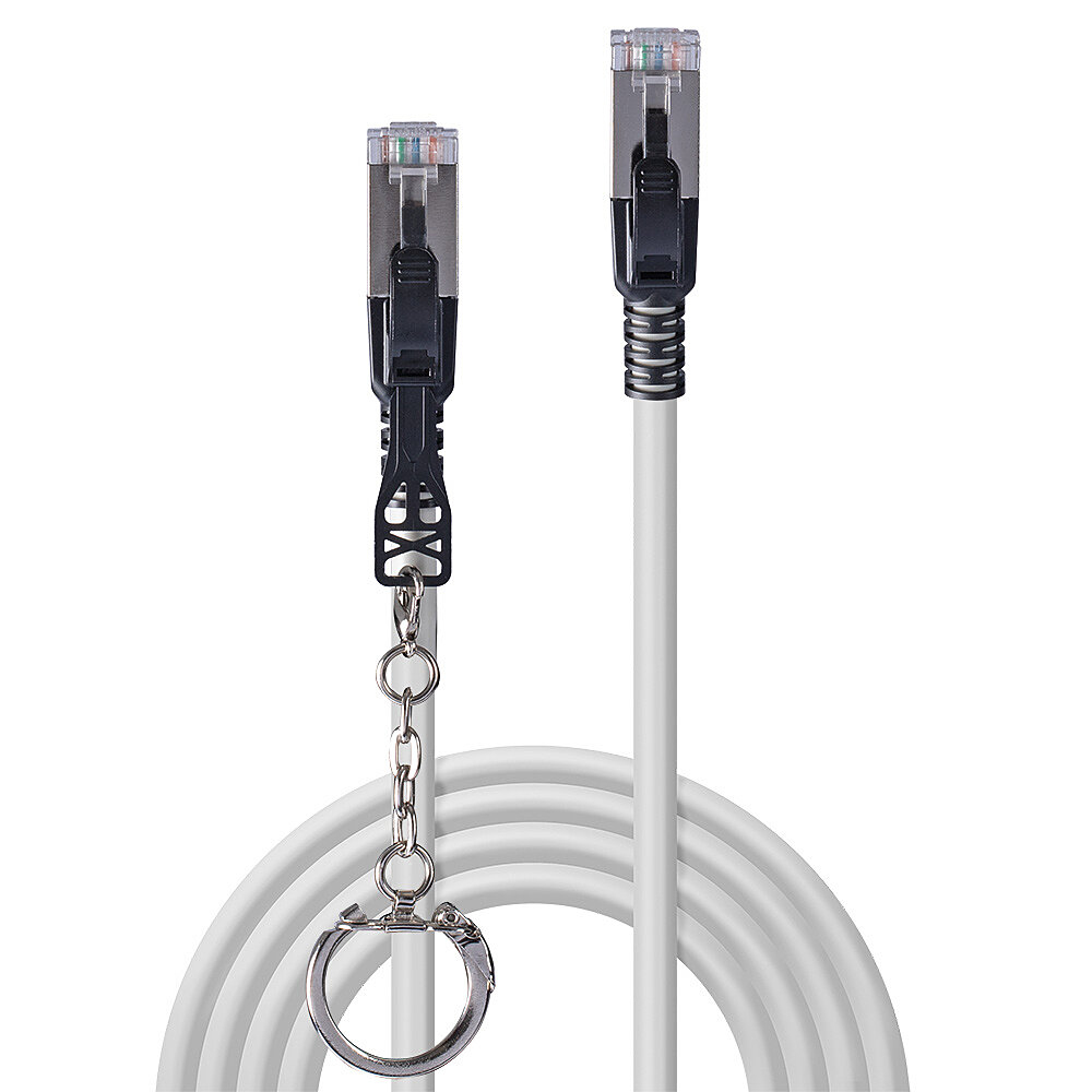 LINDY Patch Cable - CAT6a - S/ftp Lszh - 2m - Grey