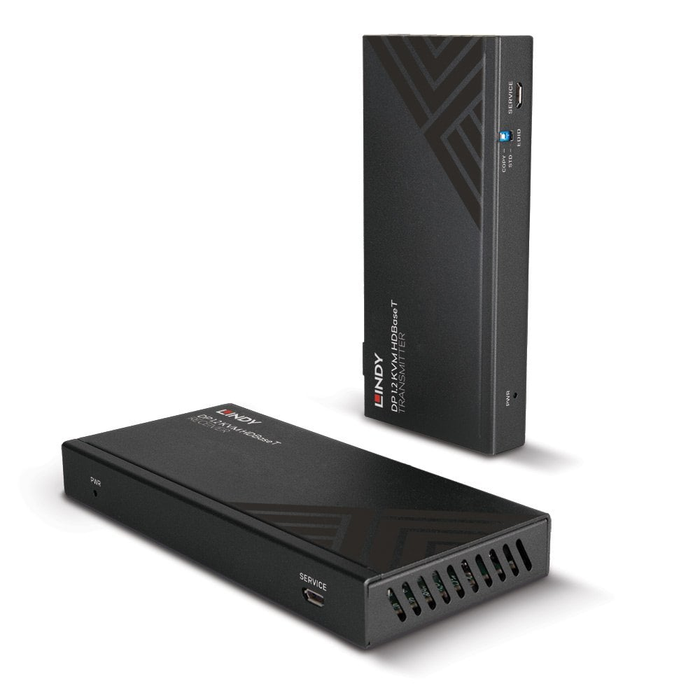 LINDY CAT6 DisplayPort 1.2 USB Ir And Rs-232 Hdbaset KVM Extender 150m