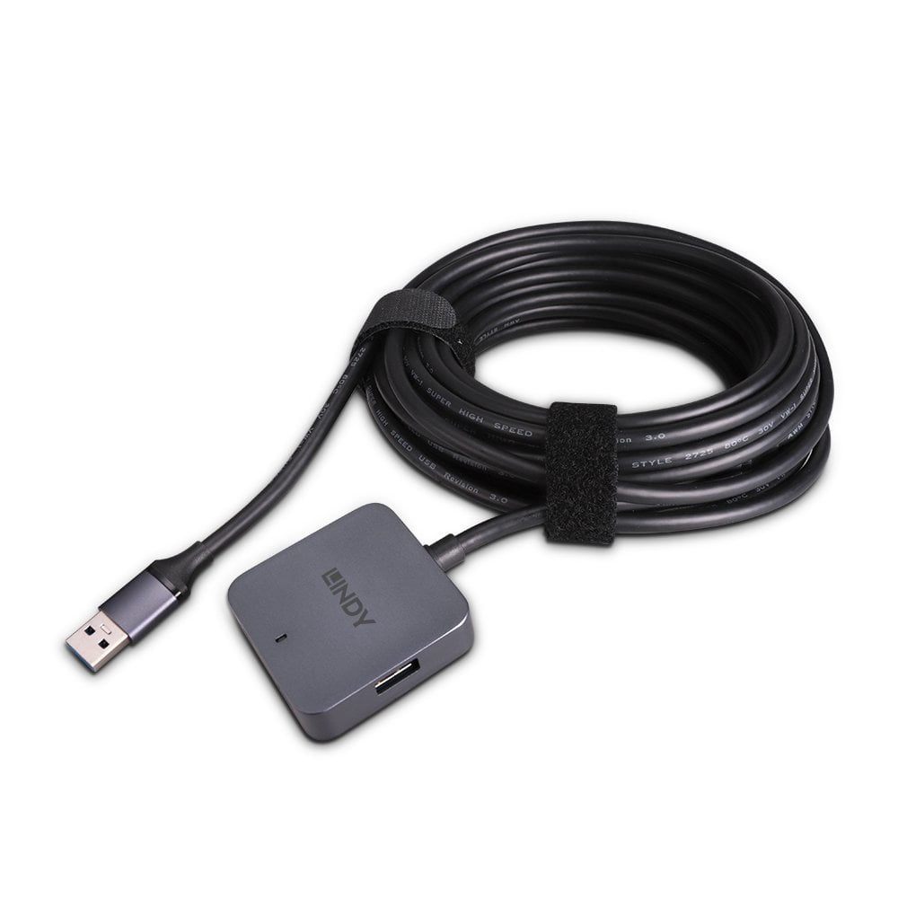LINDY USB 3.0 Hub 4 Ports 2 USB Type C Und 2 USB Type A 5m