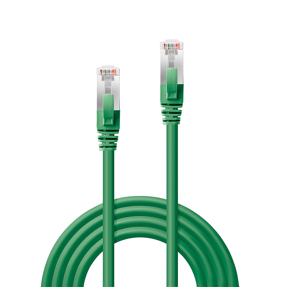 LINDY Patch Cable - CAT6a - S/ftp Lszh - 15m - Green