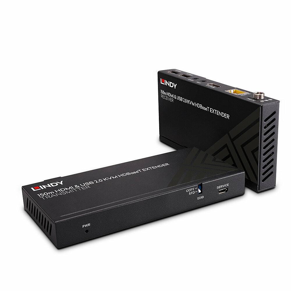 LINDY CAT6 Hdmi 4k60 USB 2.0 Hdbaset KVM Extender 150m