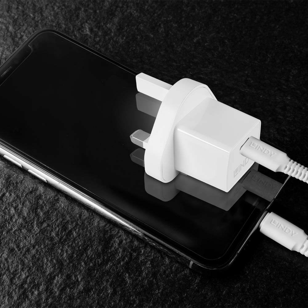 LINDY 20w Type C Pd Charger Uk Plug