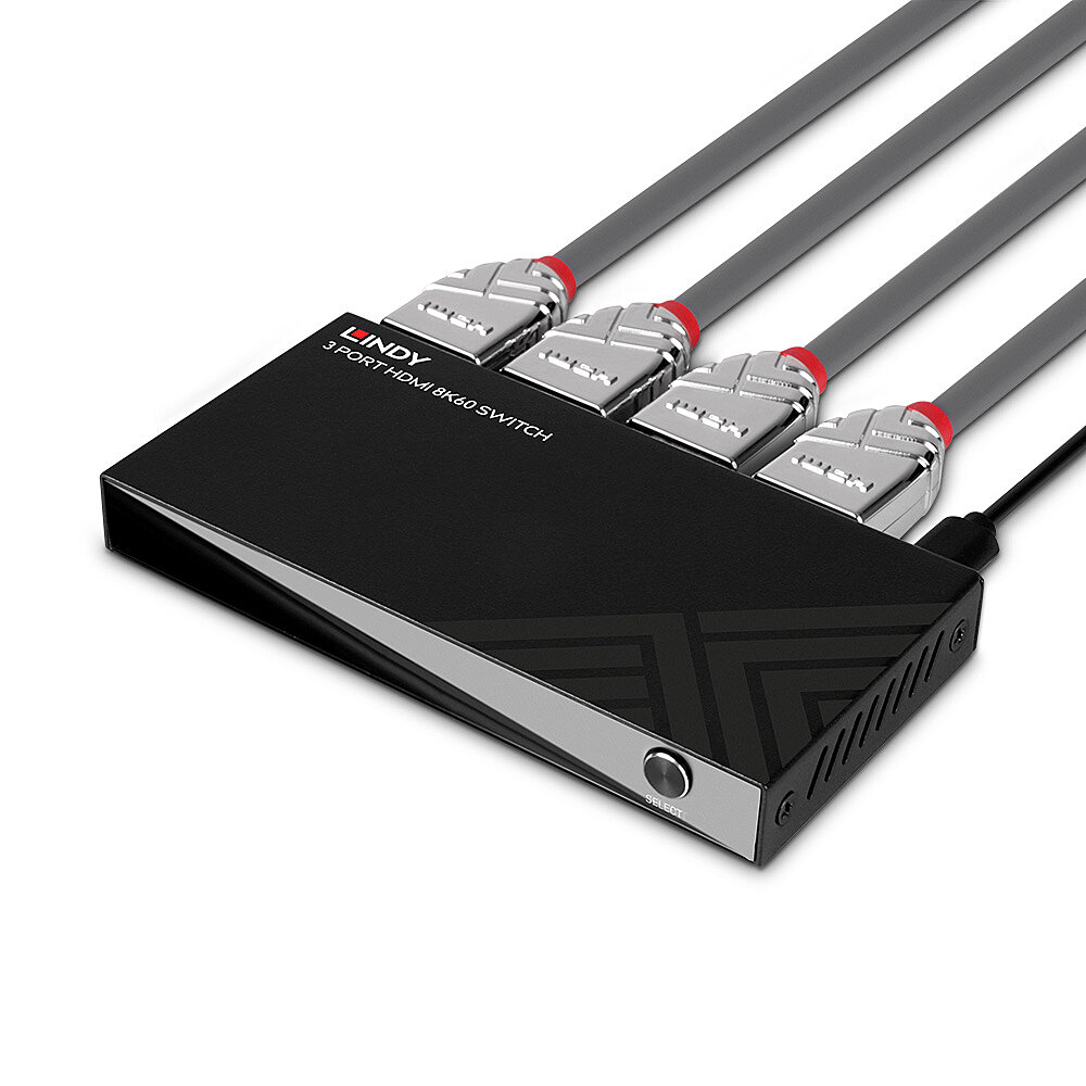 LINDY 3 Port Hdmi 8k60 Switch