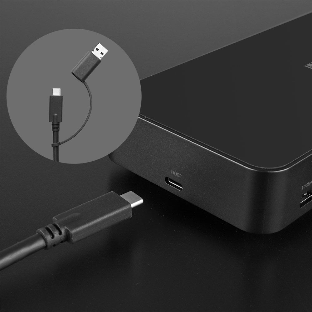 LINDY USB Type C A Hybrid Laptop Docking Station