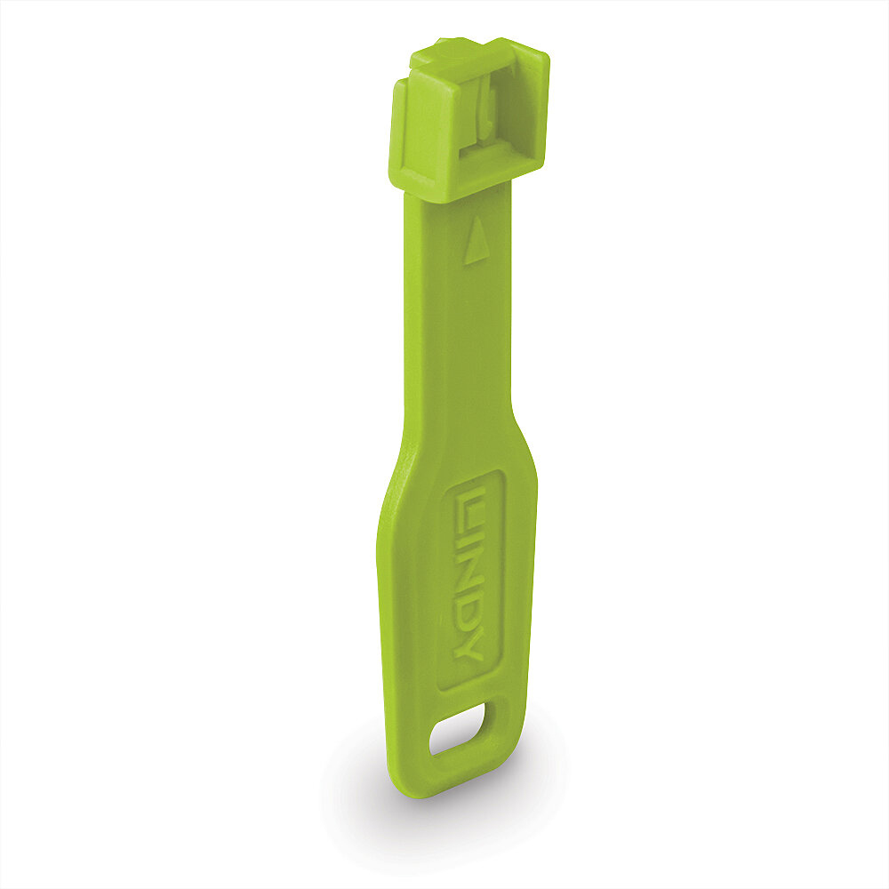 LINDY Rj-45 Port Blockers - Pack Of 10 Green