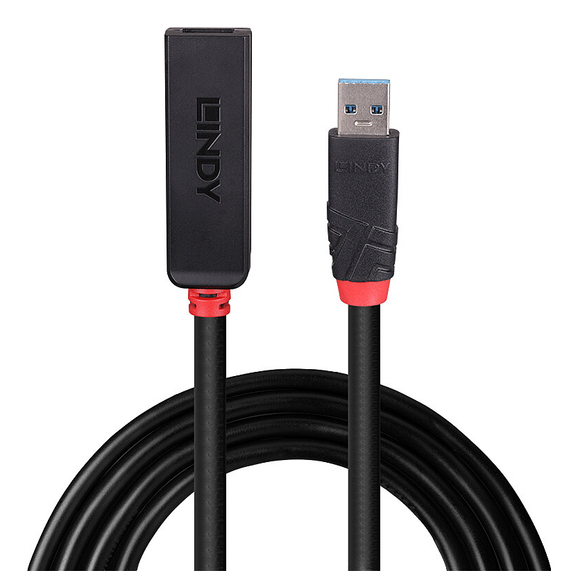 LINDY Cable - Active Extension Slim - USB3.0 - 5m