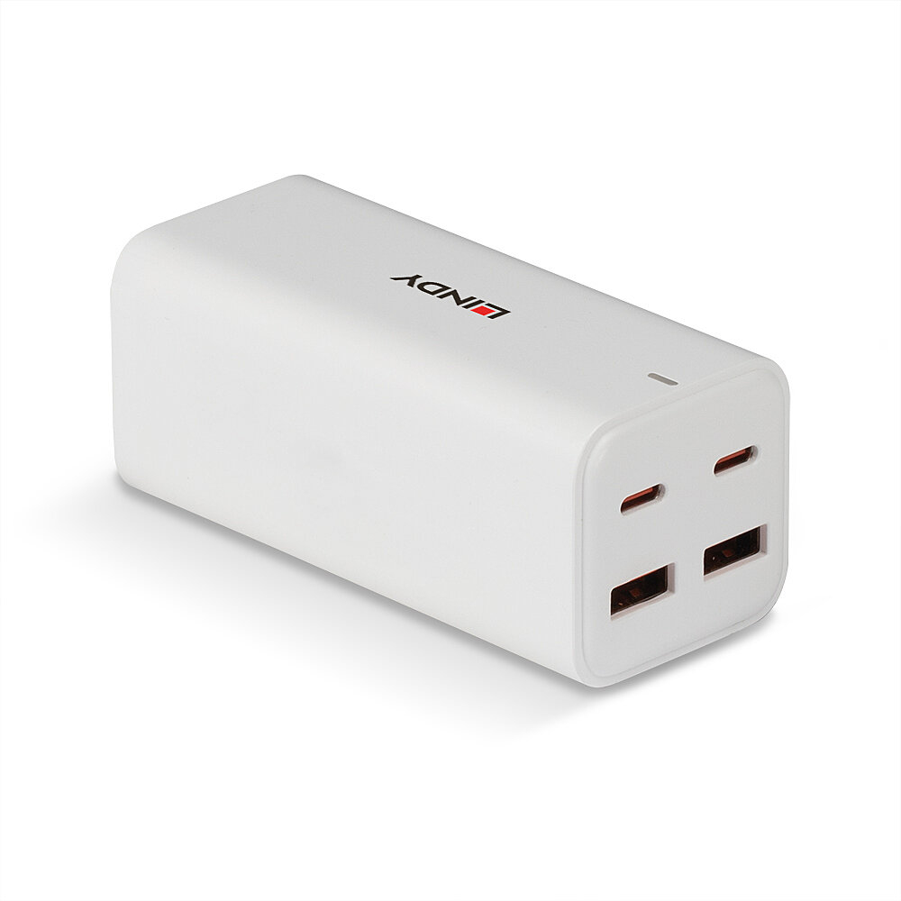 LINDY Desktop Gan Fast Charger 100w 4-port USB