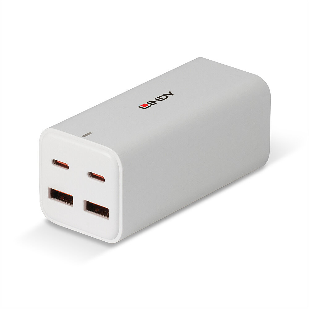 LINDY Desktop Gan Fast Charger 100w 4-port USB