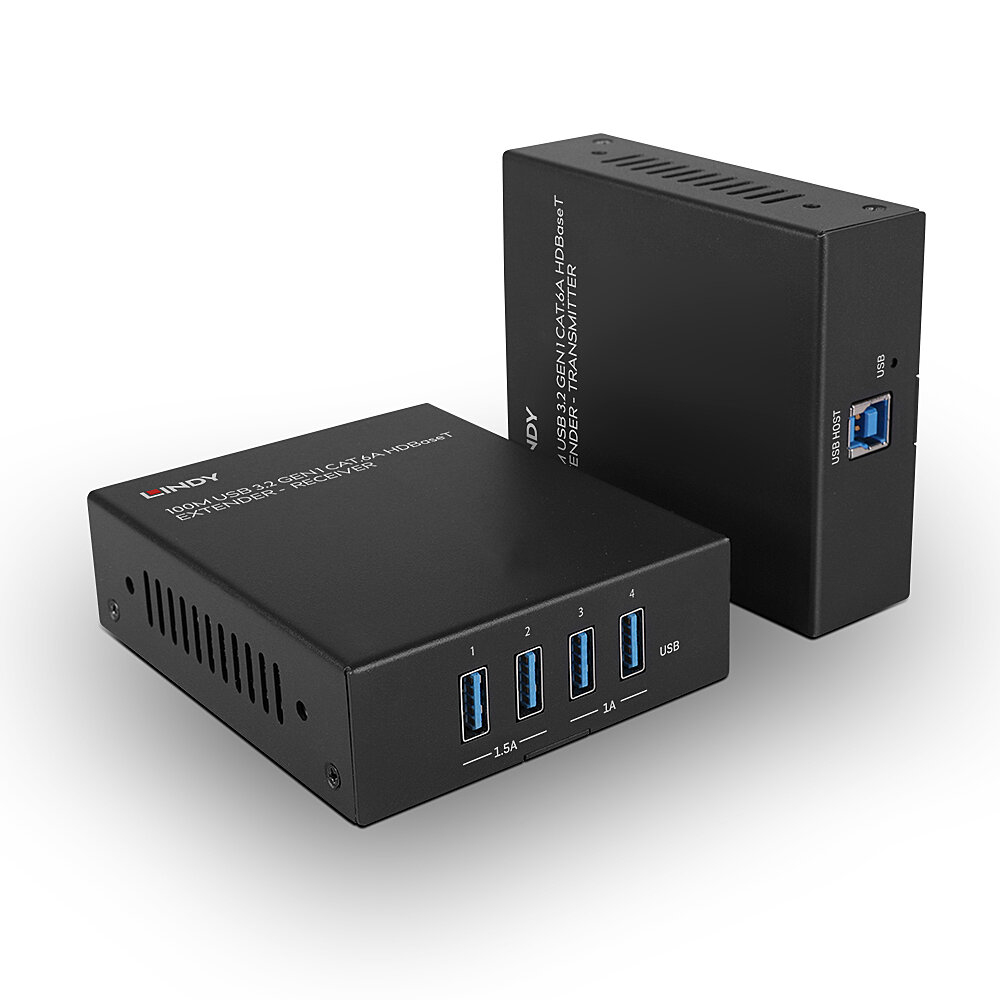 LINDY Extender USB 3.2 Gen 1 CAT6a Hdbaset 100m