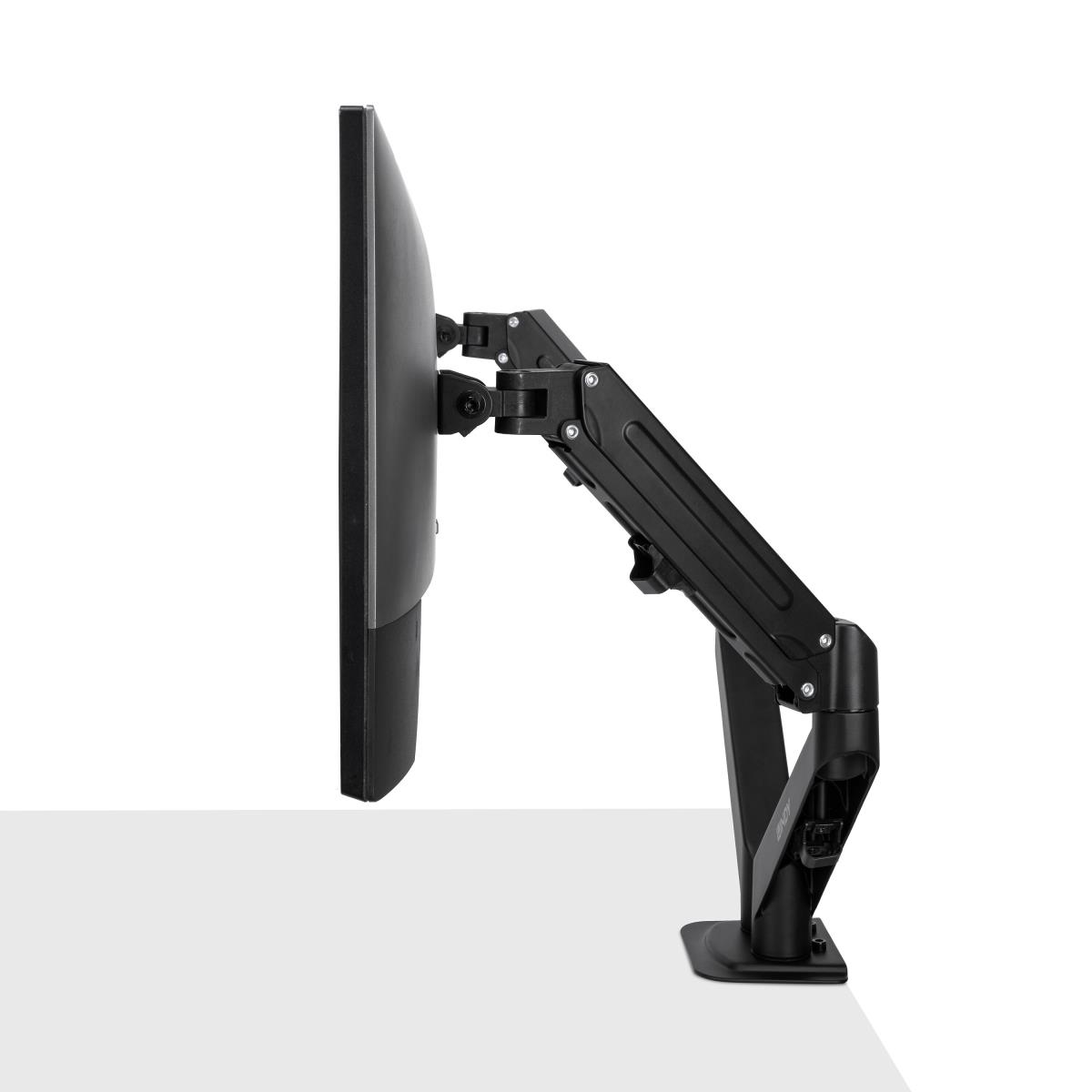 LINDY Mount Gas Spring Arm - Dual Desktop -  Black