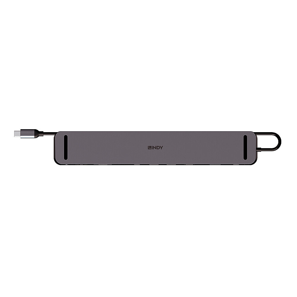 LINDY USB-c Mini Docking Station Dst-mini Xt 810 - Dual Display 8k - 100w Pass-through Charging