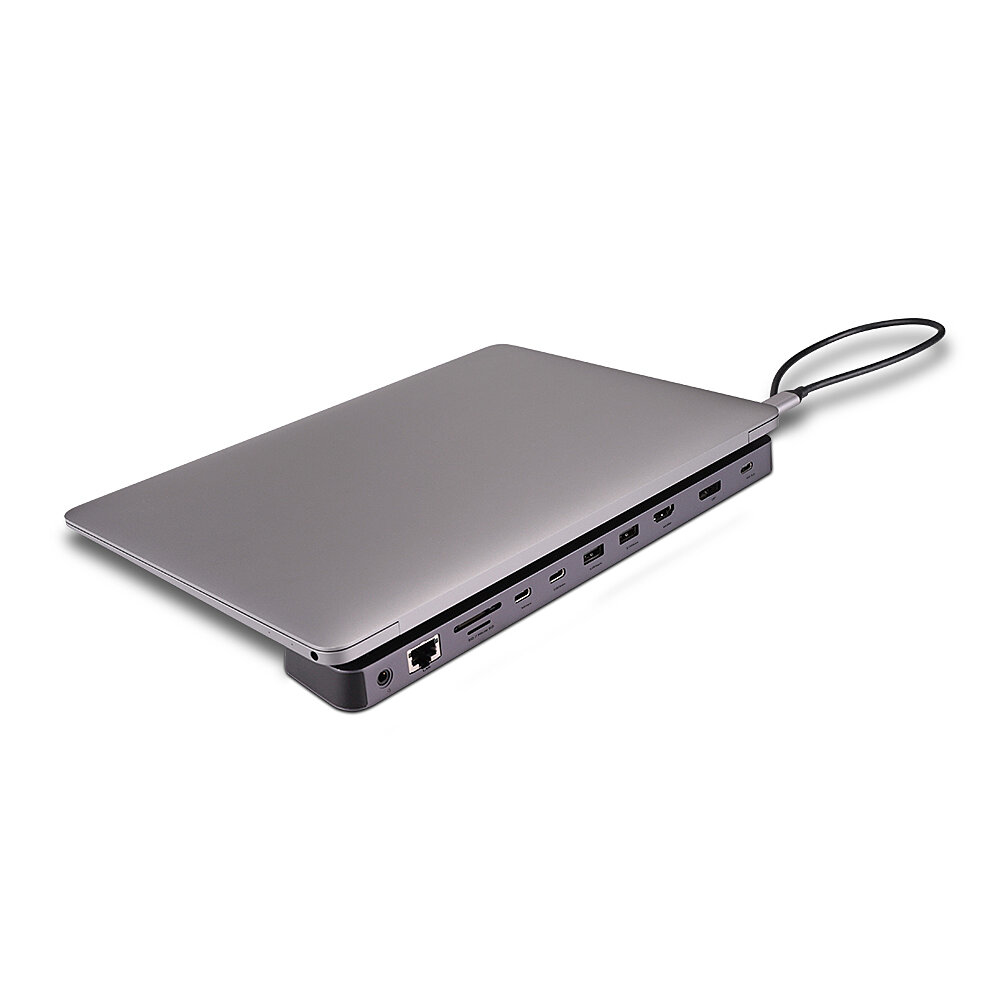 LINDY USB-c Mini Docking Station Dst-mini Xt 810 - Dual Display 8k - 100w Pass-through Charging
