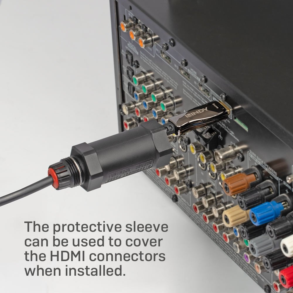 LINDY Cable Fibre Optic - Hybrid - 15m - Armored - Hdmi 8k 60