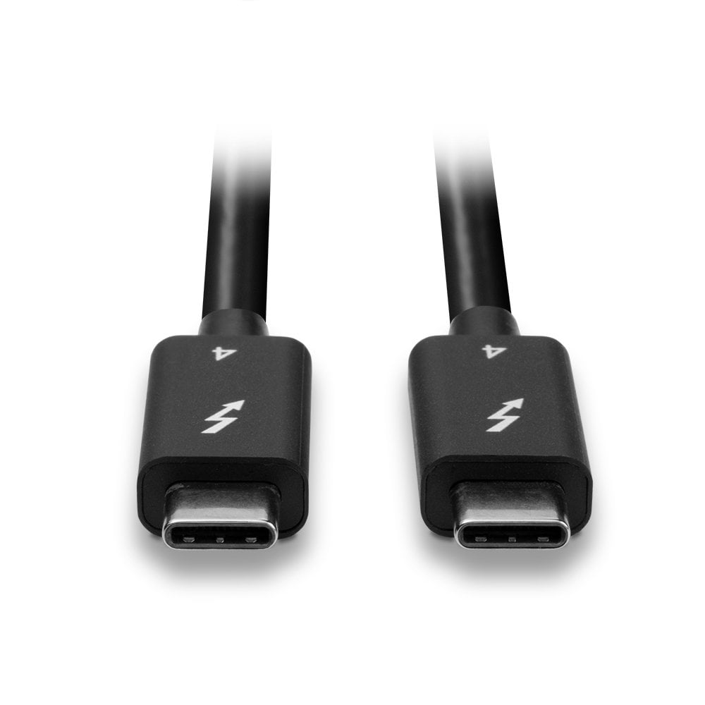 LINDY Cable Thunderbolt 4 - USB Type C Male With Emark To Male - 1m - Black